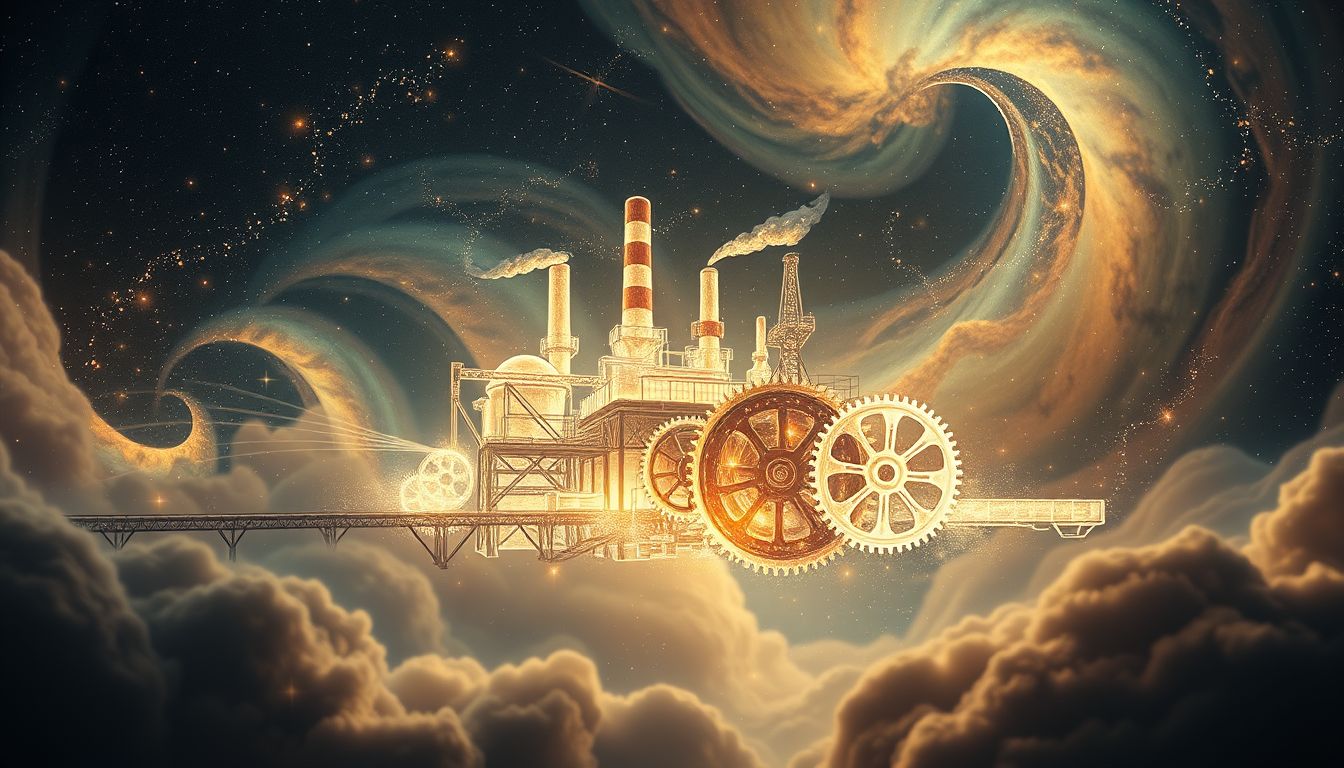 Der Traum von einer Fabrik symbolisiert produktive Lebensphasen und Wandel.