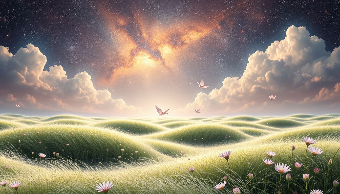 Der Traum von einer Wiese symbolisiert Freiheit und inneren Frieden.