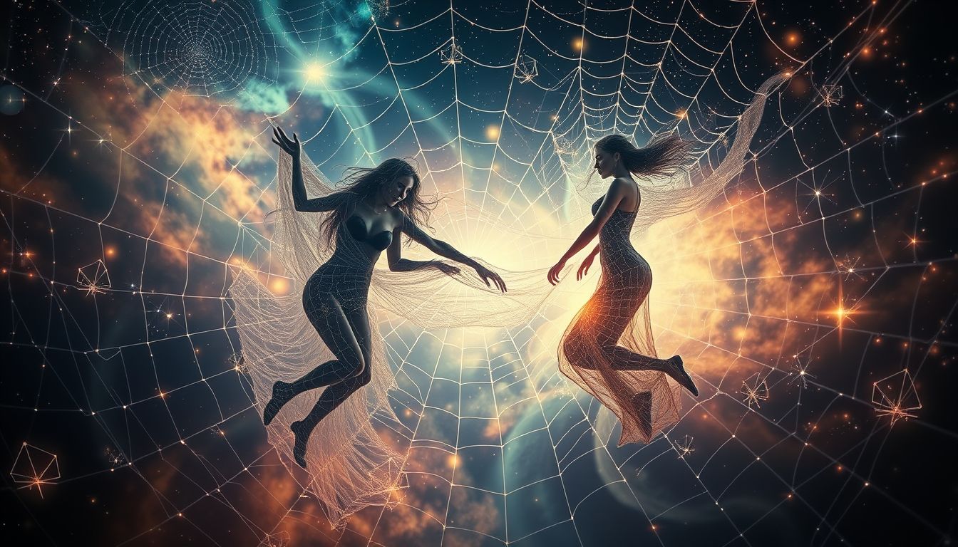 Spinnen im Traum symbolisieren oft verborgene Ängste und Manipulation.
