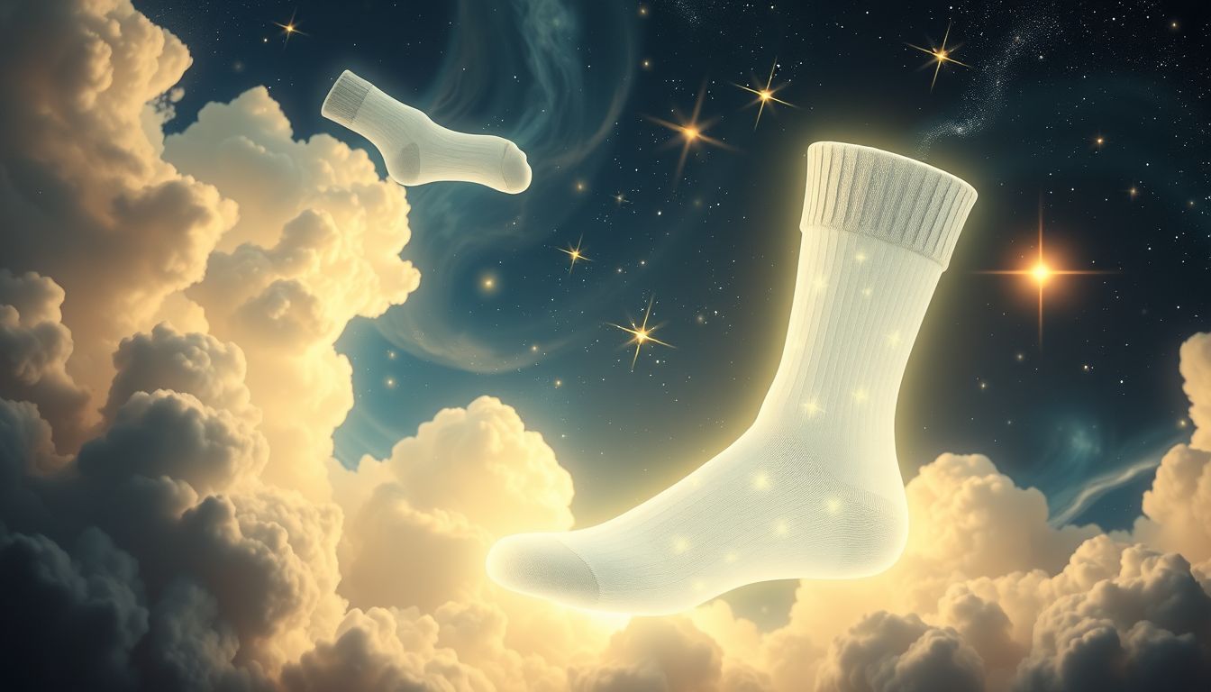 Saubere, neue Socken symbolisieren Neubeginn und positive Veränderung im Traum.