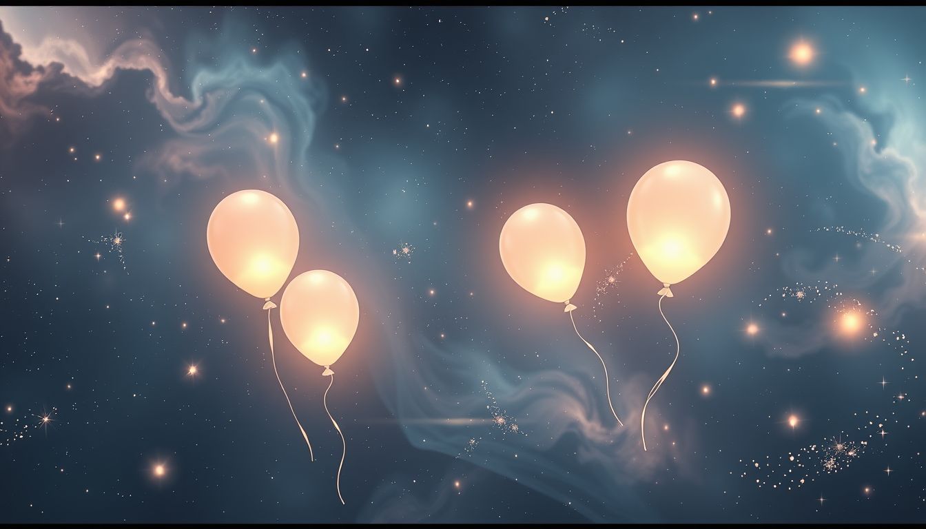 Der 15. Ballon symbolisiert Wertschätzung und tiefe Herzensbindung.