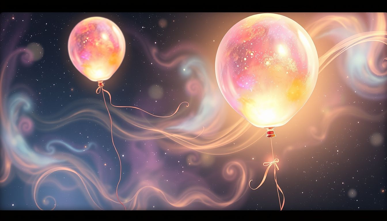 Das Bemalen von Ballons symbolisiert kreative Freiheit und individuelle Ausdruckskraft.