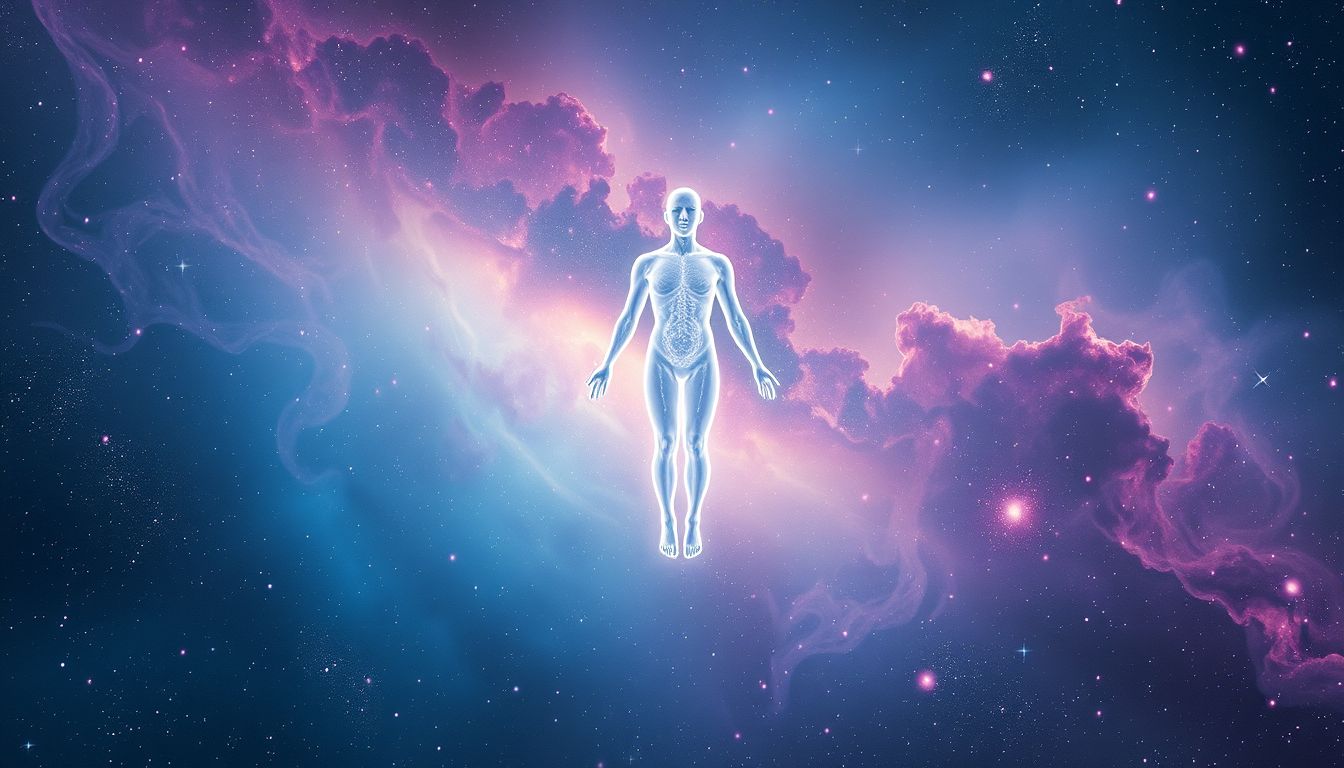 Im Traum fliegen trotz Körperzwang symbolisiert innere Freiheit.