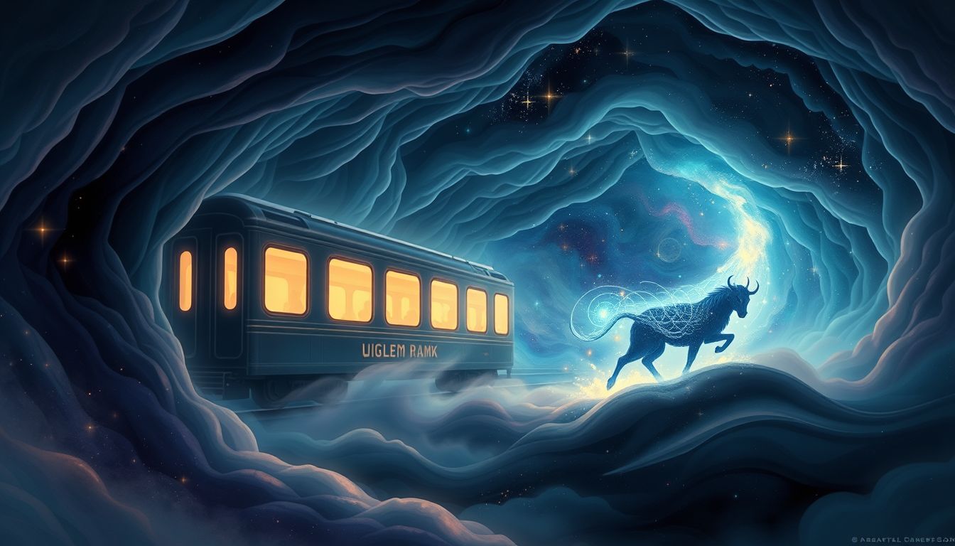 Das Tier in der U-Bahn symbolisiert verborgene Instinkte im Traum.