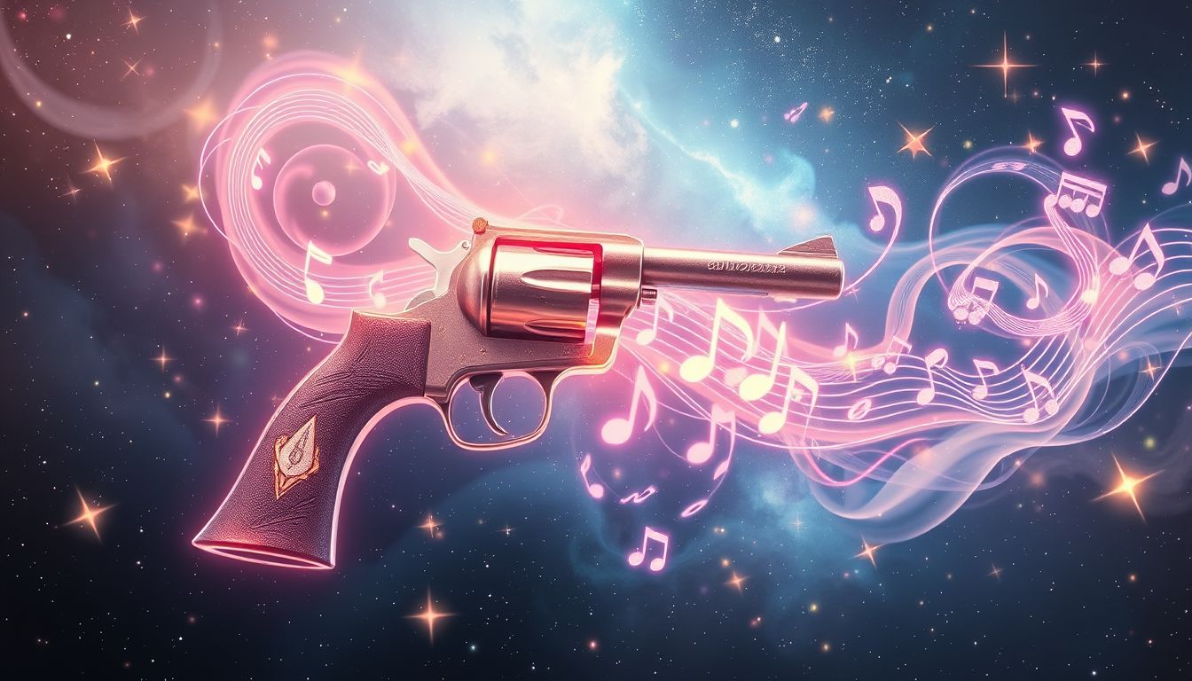 Musik im Revolver-Traum symbolisiert kreative Energie und Konflikte.