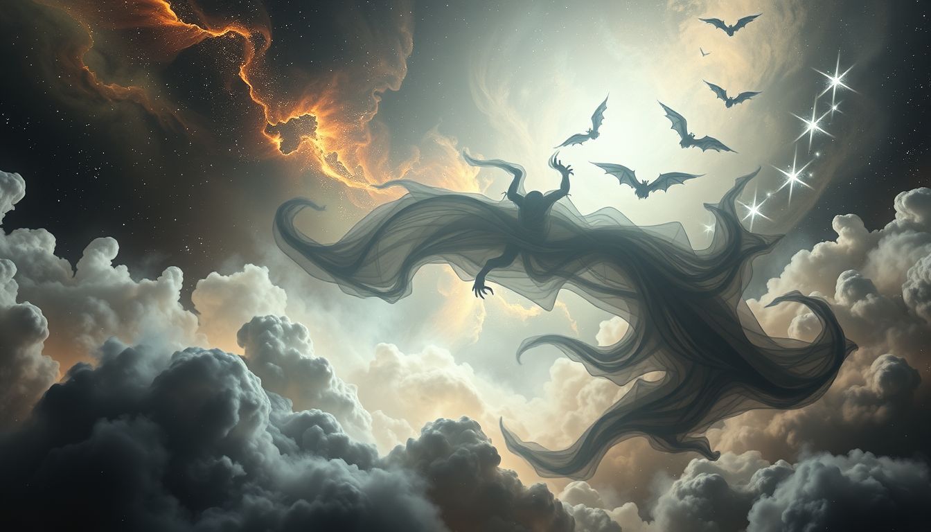 Vampirträume symbolisieren oft tief verwurzelte Todesangst und Vergänglichkeit.