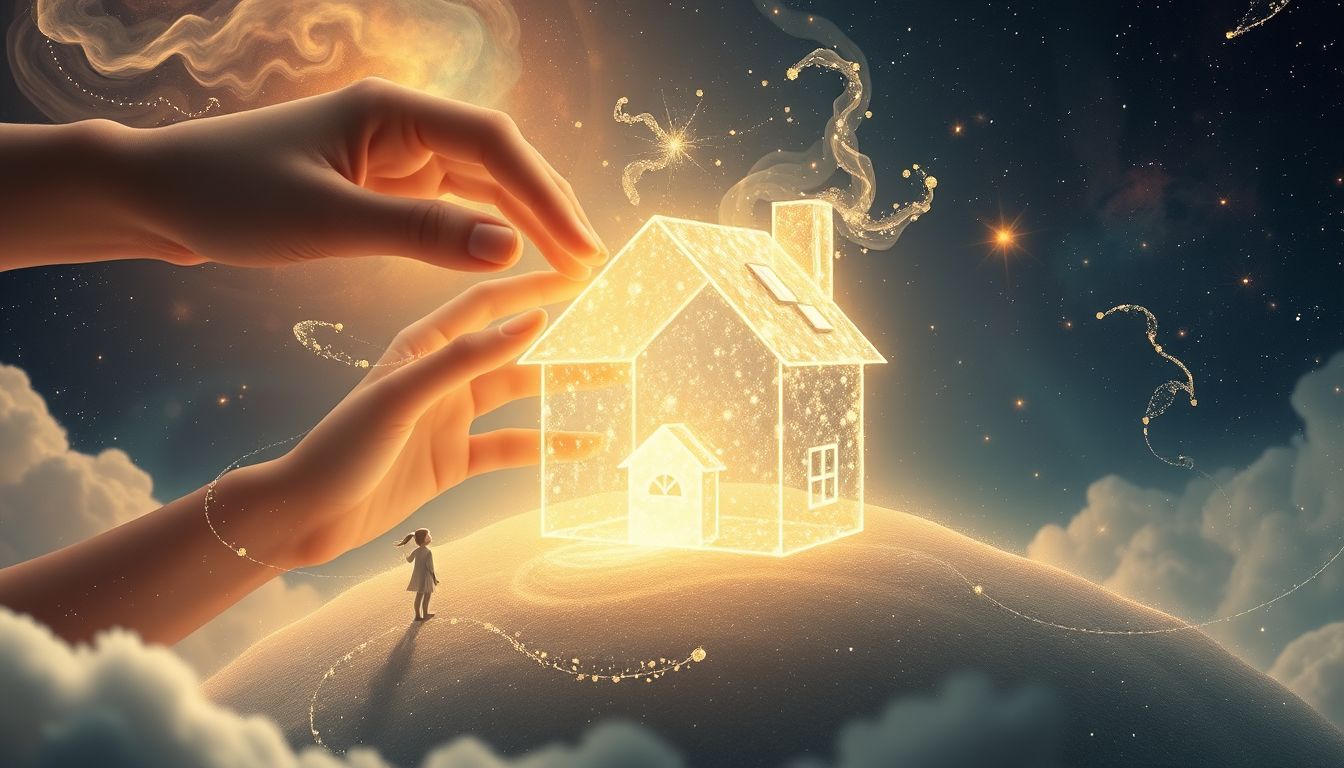 Ein Haus für andere bauen symbolisiert selbstlose Hilfe und Solidarität.