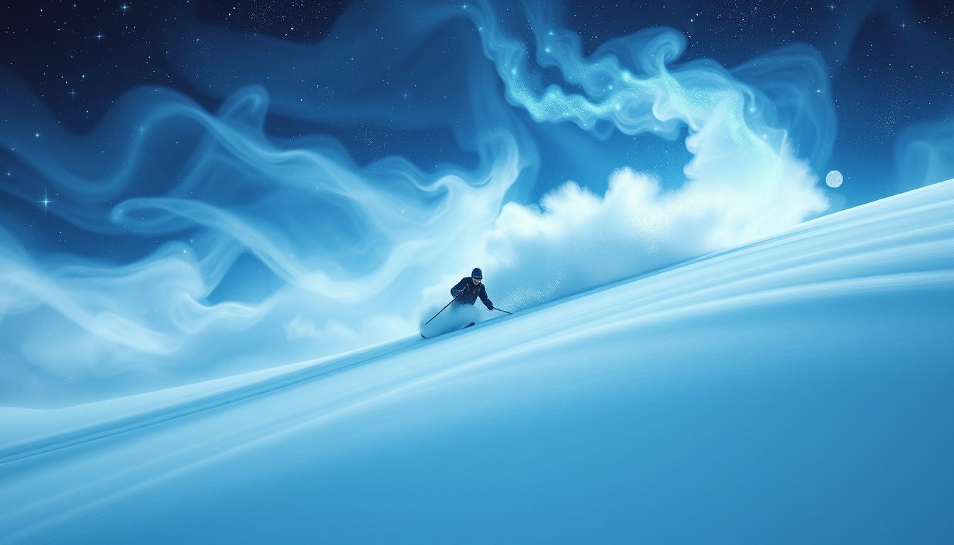 Der Tiefschnee symbolisiert im Traum Freiheit und unentdeckte Möglichkeiten.