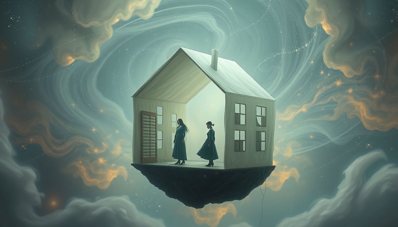 Ein gebautes Haus symbolisiert oft innere Unzufriedenheit und Distanz.