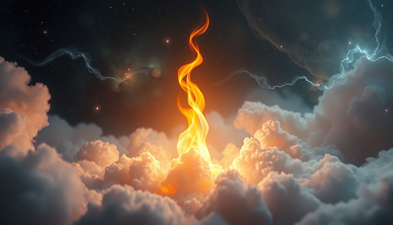 Eine Stichflamme im Traum symbolisiert oft plötzliche Leidenschaft und Angst.