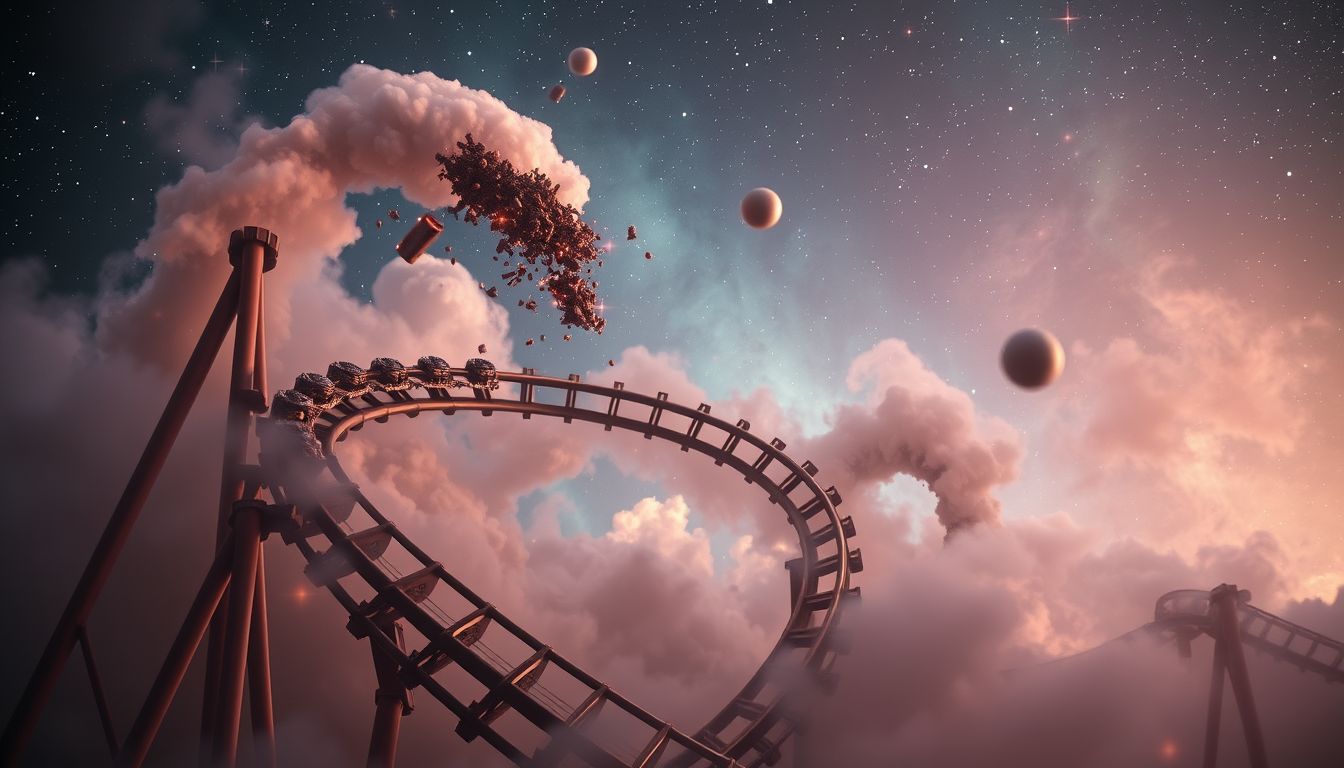 Der Traum von entgleister Achterbahn symbolisiert Kontrollverlust und Angst.