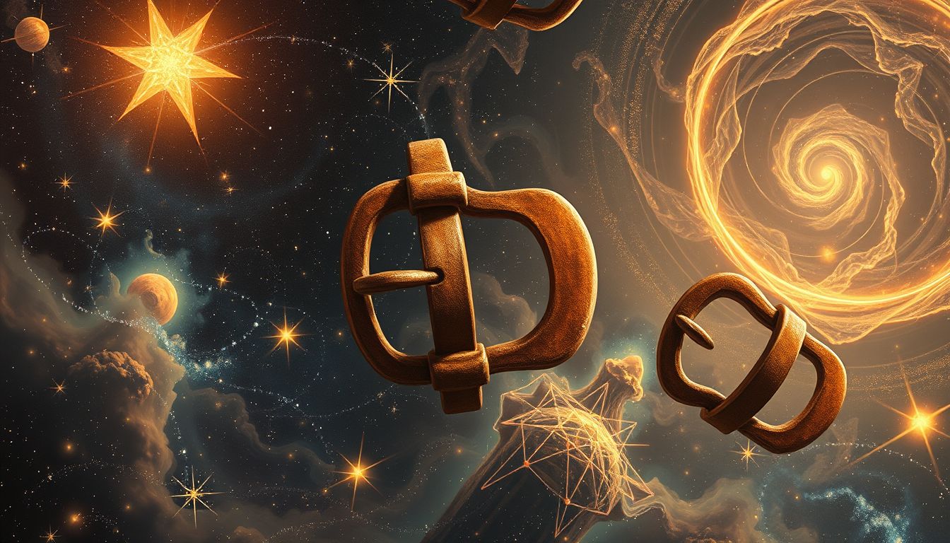Eine alte rostige Schnalle symbolisiert ungelebte Vergangenheit und Hemmungen.