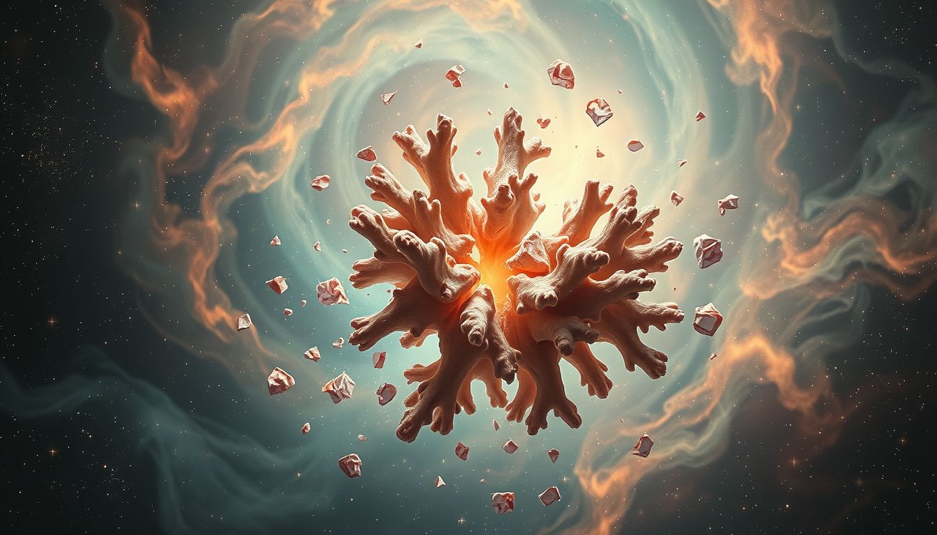 Der Traum vom Korallenzerbrechen symbolisiert innere Konflikte und Verluste.