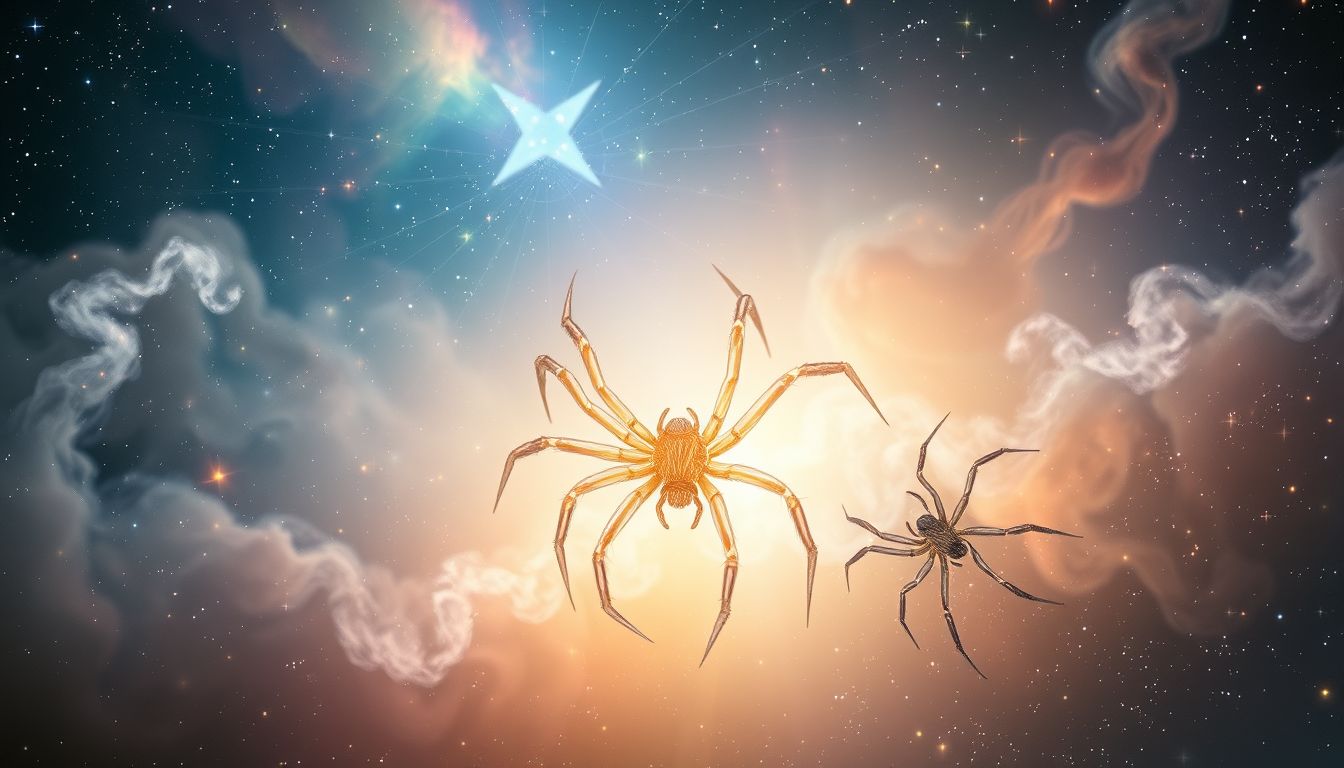 Erschauern beim Spinnentraum symbolisiert oft verborgene Ängste.