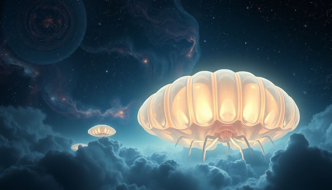 Eine riesige Rollassel symbolisiert überwältigende Ängste im Traum.
