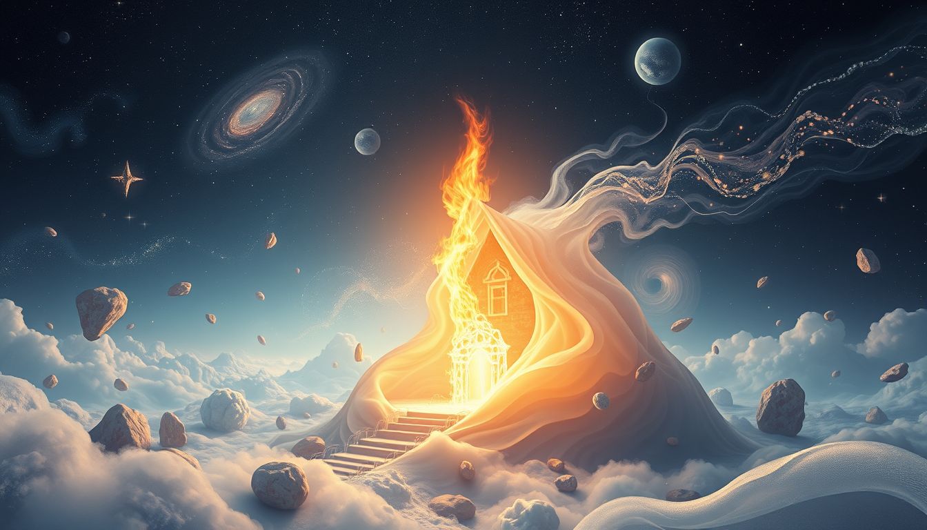 Eine Stichflamme im Traum symbolisiert plötzliche, intensive Emotionen.
