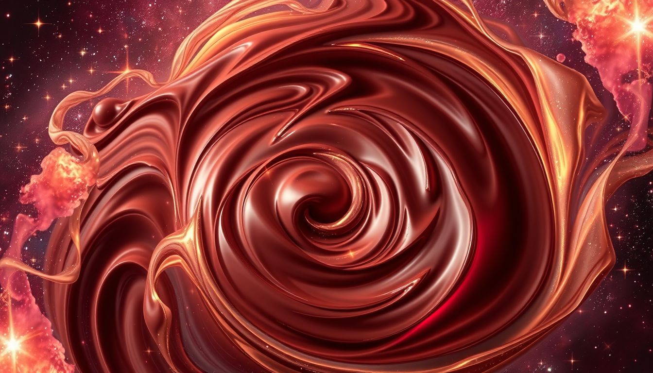 Eine Schokoladentorte symbolisiert sinnliche Verführung und tiefen Genuss.