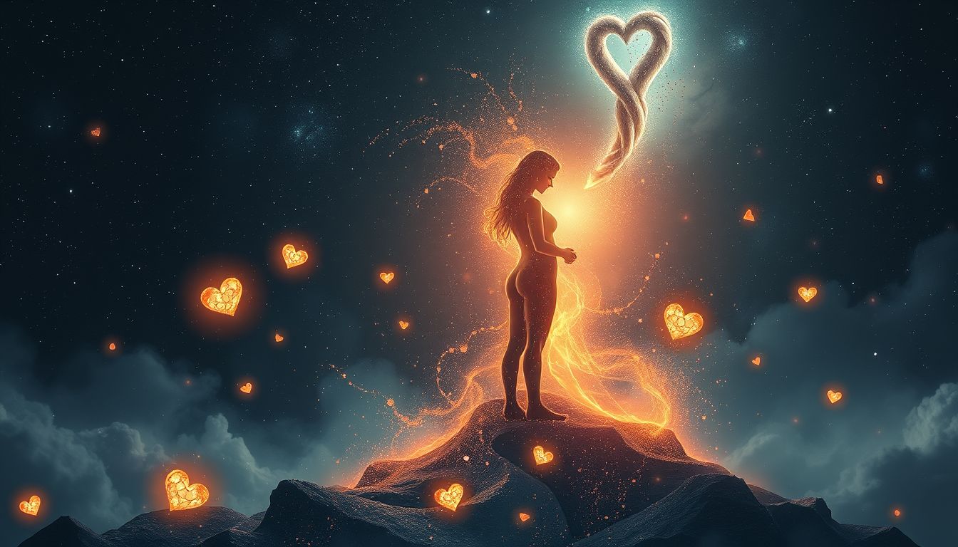 Das Erlöschen der Liebe symbolisiert oft das Ende emotionaler Bindung.