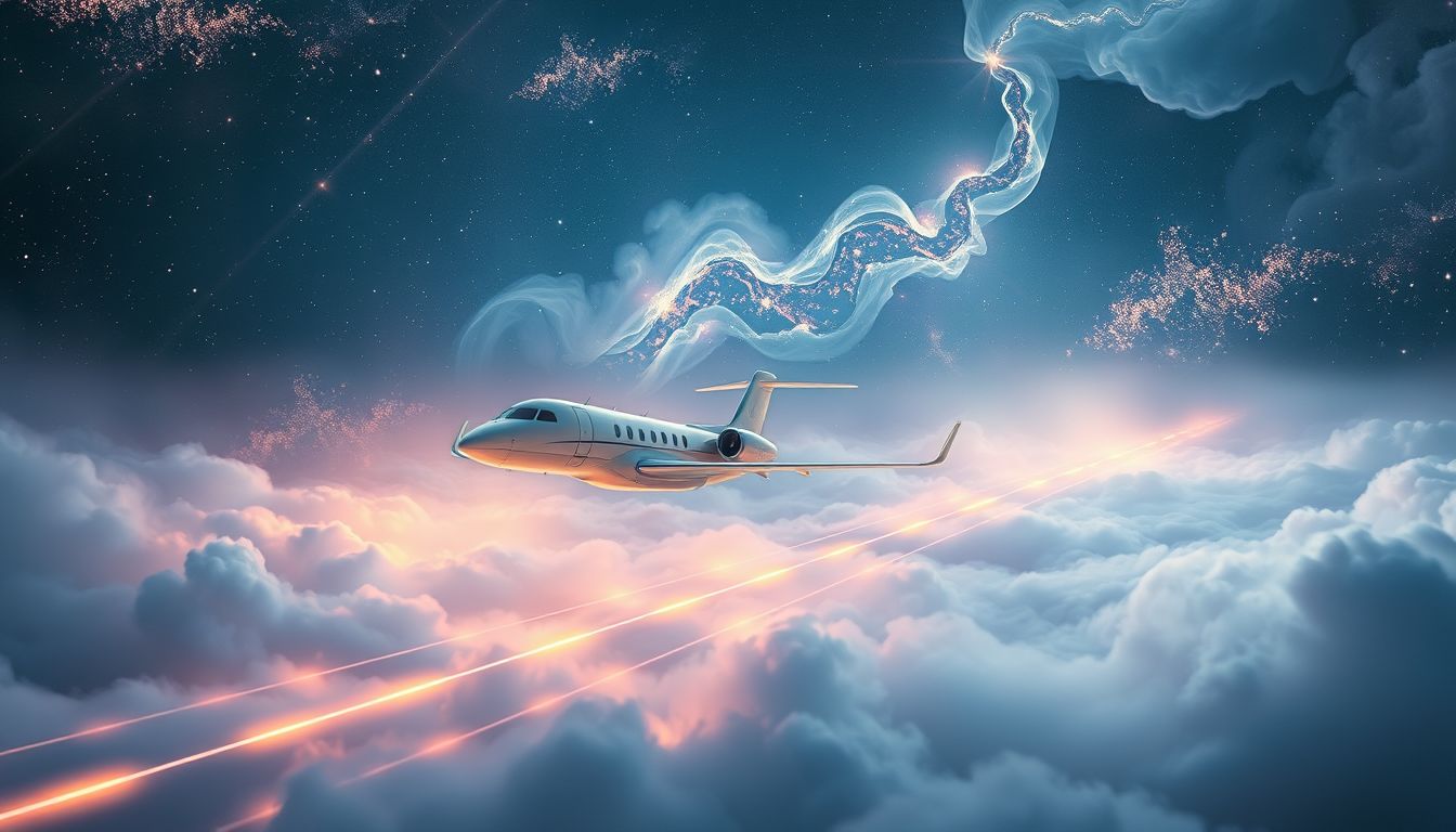 Privatflugzeuge symbolisieren im Traum oft Luxus und beruflichen Erfolg.