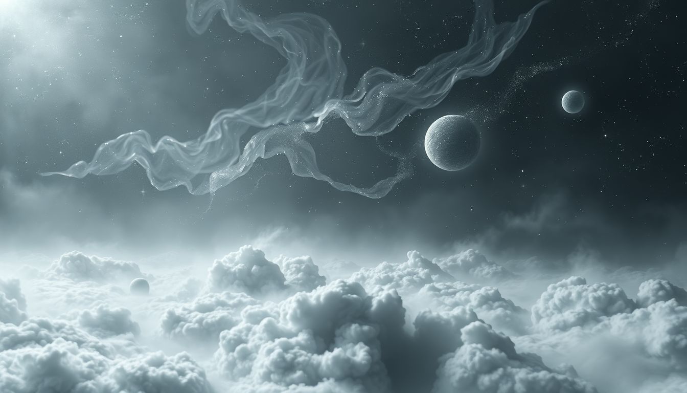 Grauer Himmel symbolisiert oft inneren Wandel und neue Perspektiven.