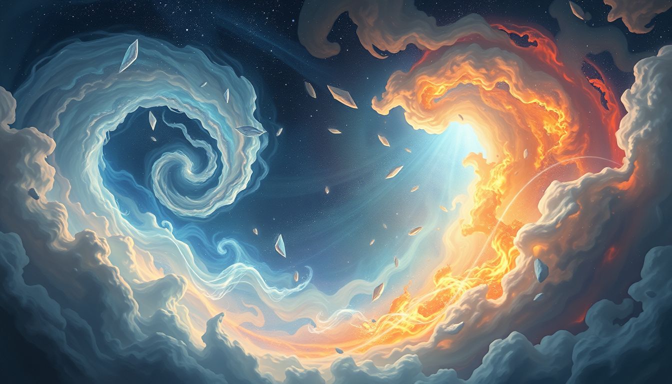 Die Lohe symbolisiert Zerstörung und Neuanfang durch Transformation.