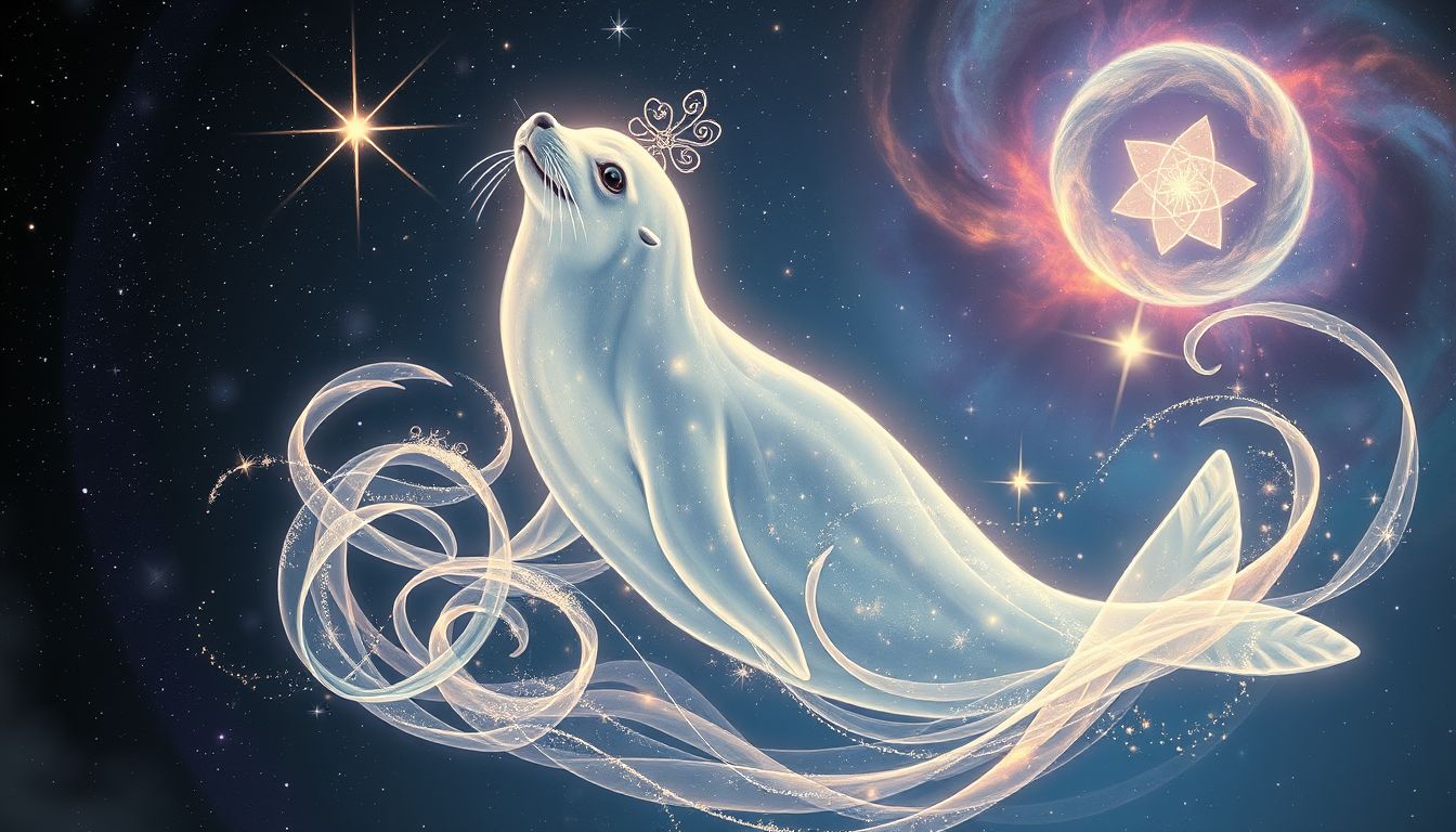 Der Seehund symbolisiert im Traum tiefe Intuition und instinktives Handeln.