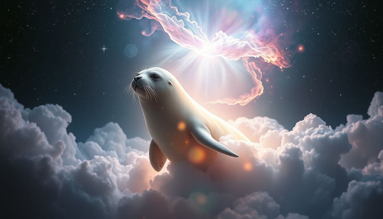 Der wiedergeborene Seehund symbolisiert Hoffnung, Neuanfang und Wandel.