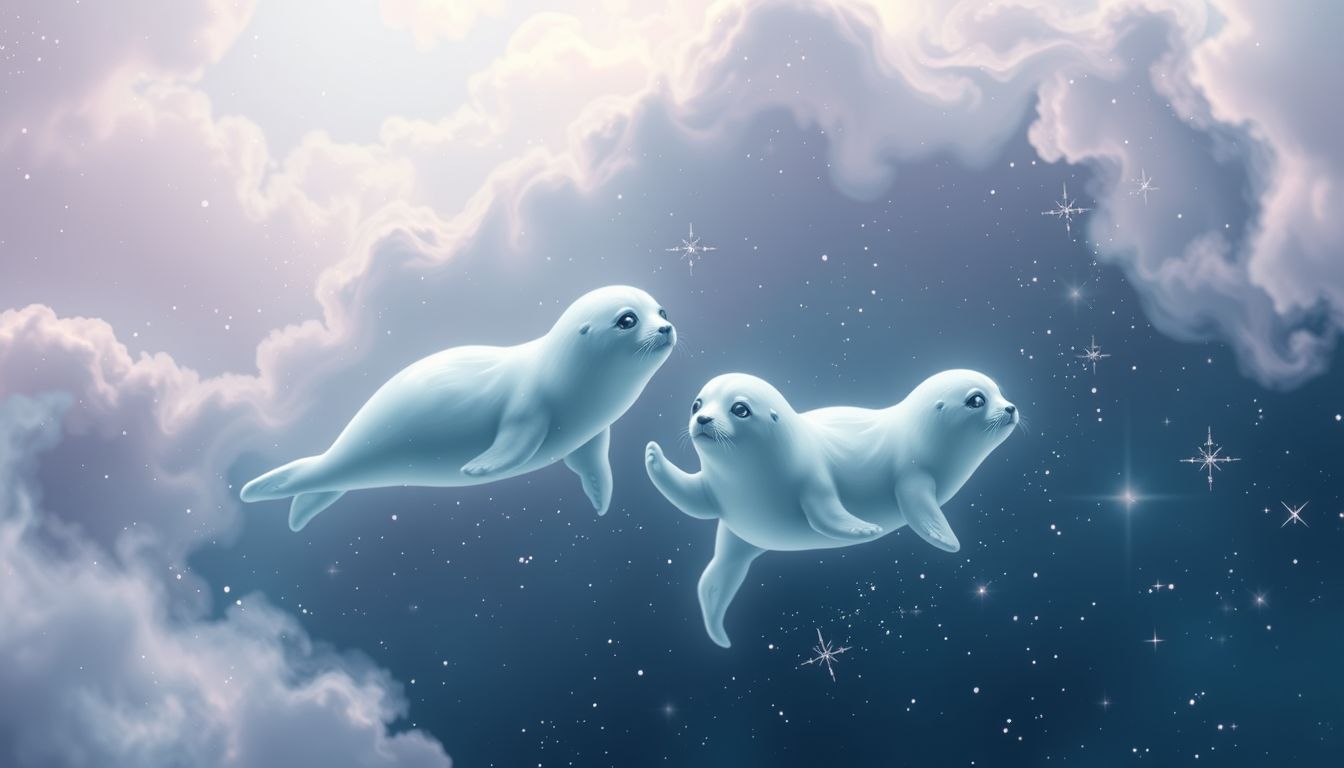 Seehundwelpen symbolisieren im Traum Unschuld, Neubeginn und Potenzial.