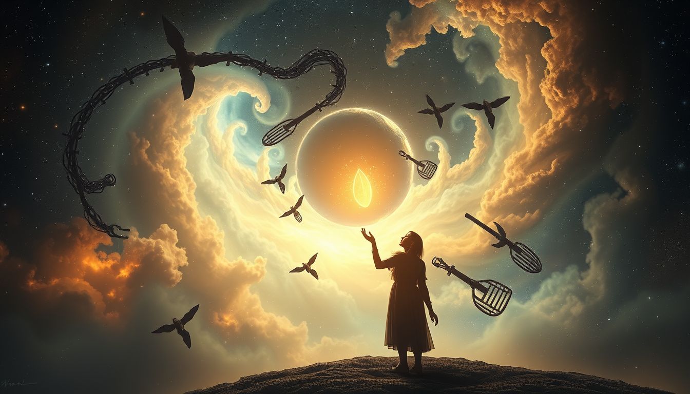 Der verlassene Sämann symbolisiert verpasste Chancen und Neuanfänge.