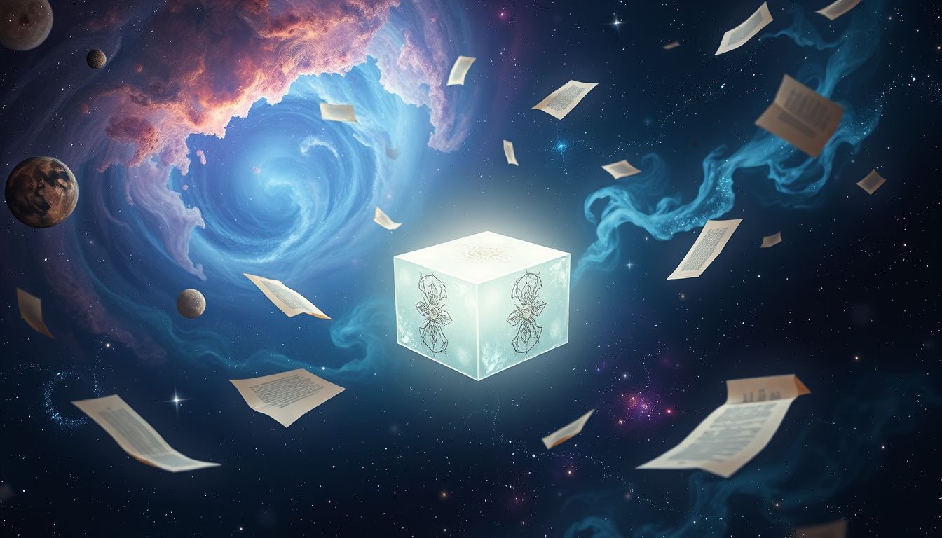Eine Büchse mit Briefen symbolisiert verborgene Botschaften im Traum.