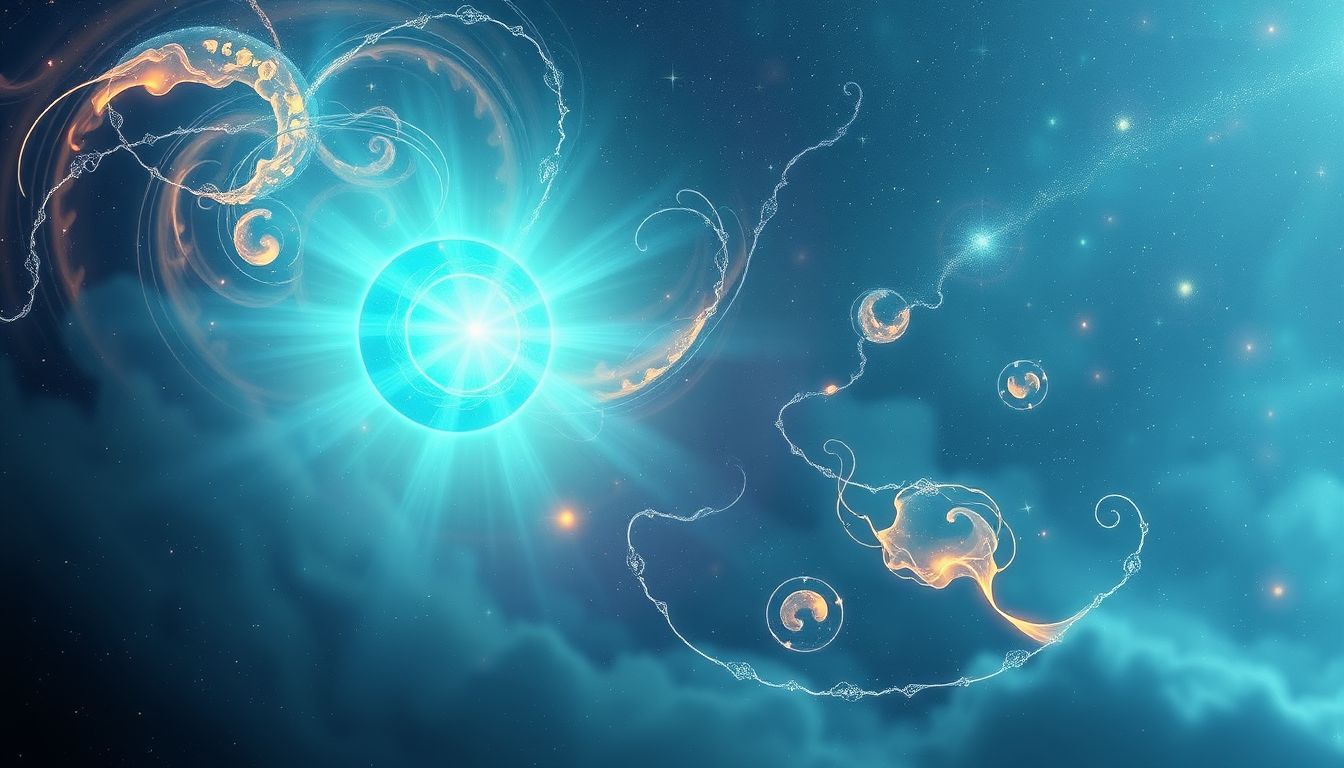 Türkis symbolisiert spirituelle Heilung und innere Kraft im Traum.