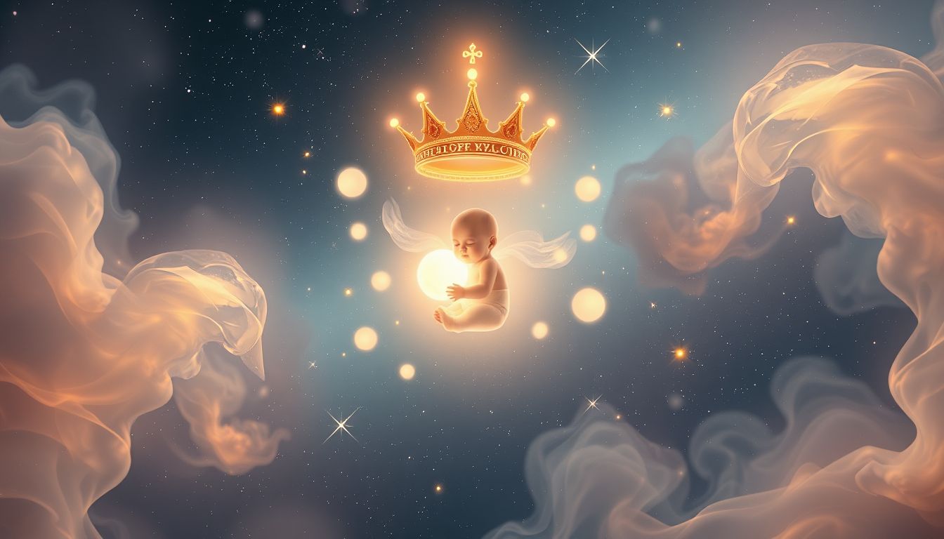 Ein Kind von Königen im Traum symbolisiert neuen königlichen Einfluss.