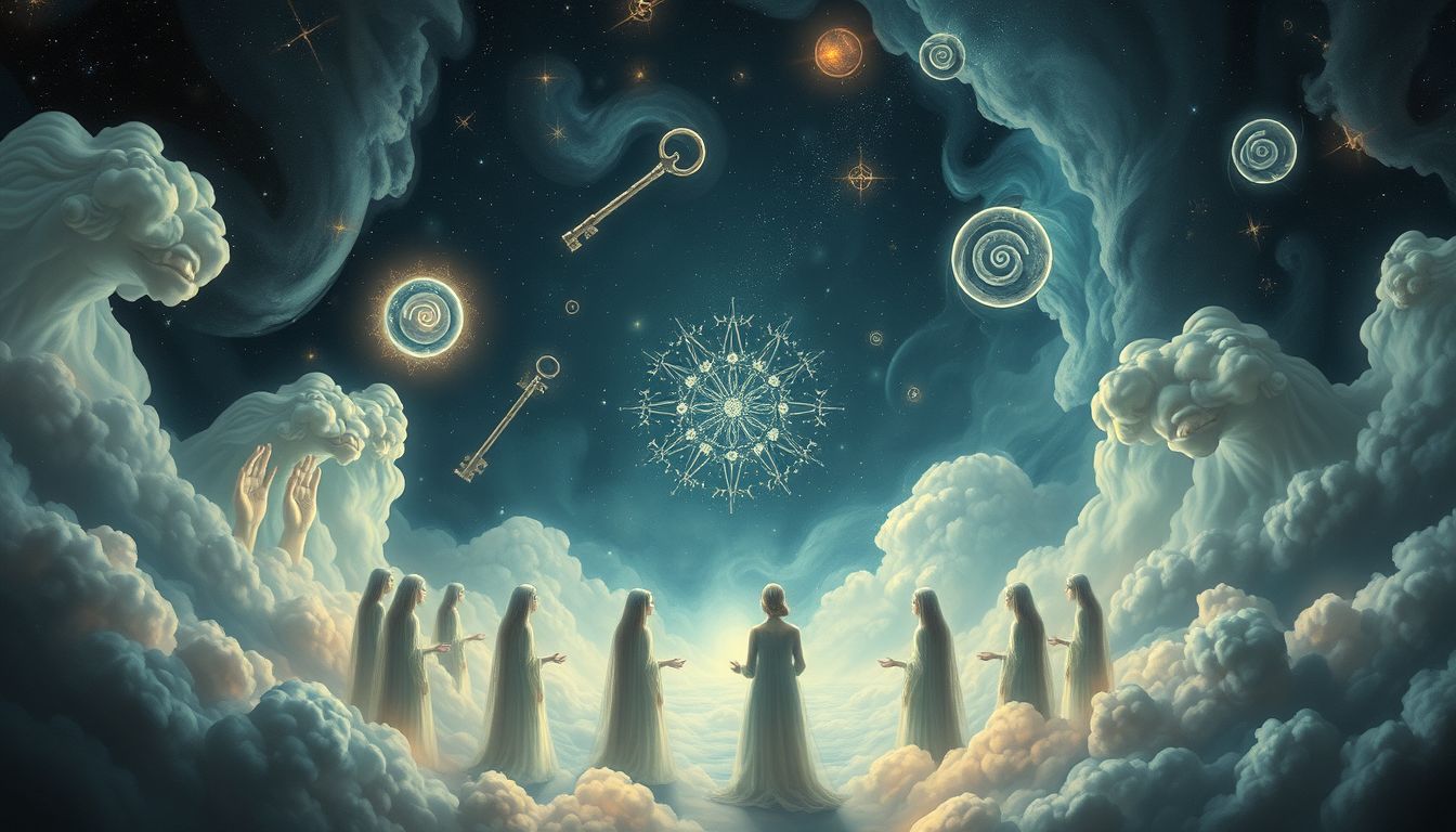 Traum 14 symbolisiert den Wunsch nach Antworten durch spirituelle Kommunikation.