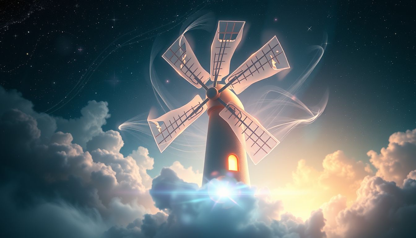 Überdimensionale Flügel symbolisieren im Traum grenzenlose Energie und Wandel.