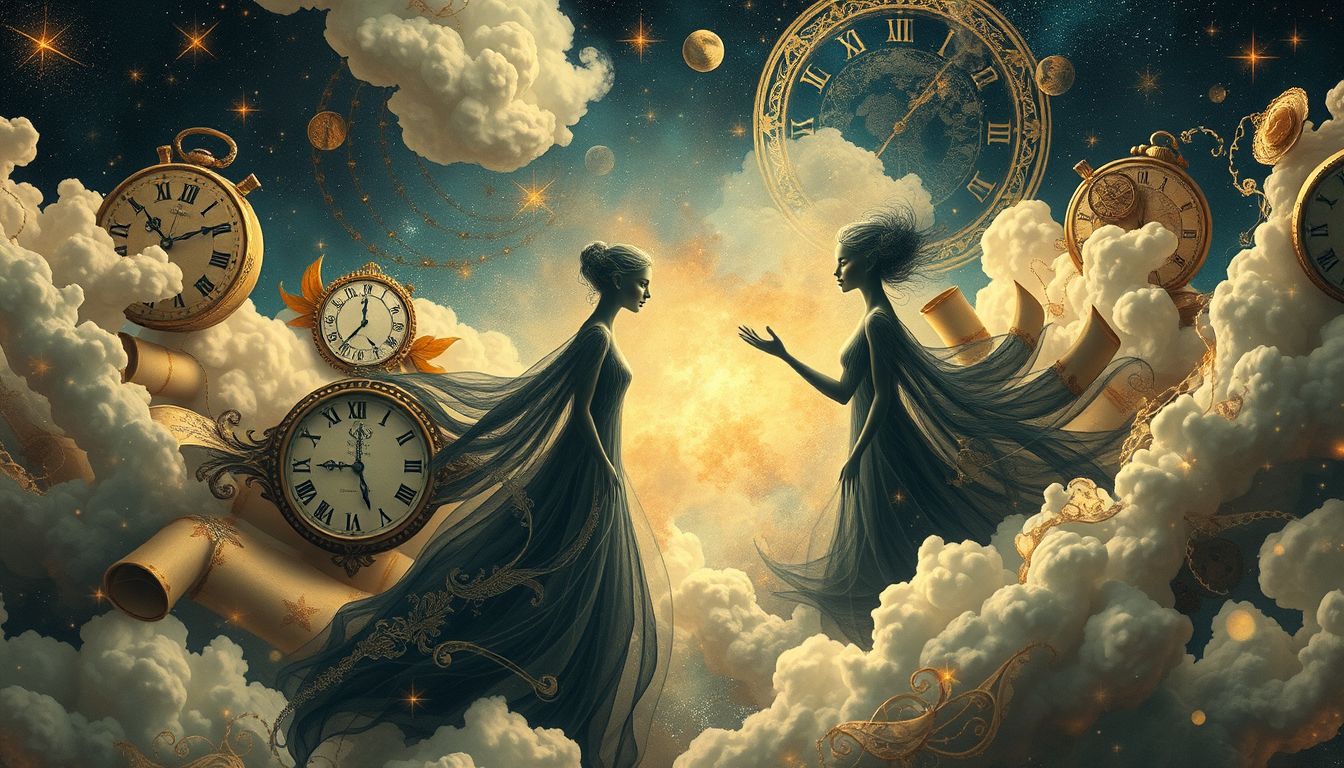 Streit mit Antiquitätenhändler symbolisiert innere Zweifel und Wertkonflikte.