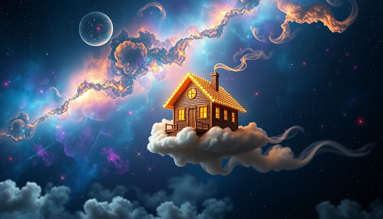 Ein goldenes Schilderhaus symbolisiert Wert und unerfüllte Wünsche.