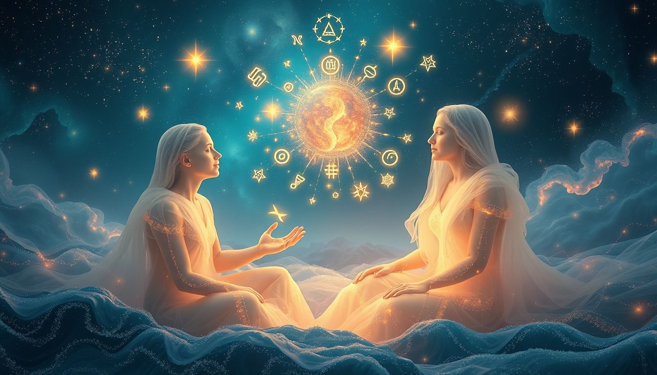 Ein Dolmetscher im Traum symbolisiert innere spirituelle Klarheit und Verständnis.