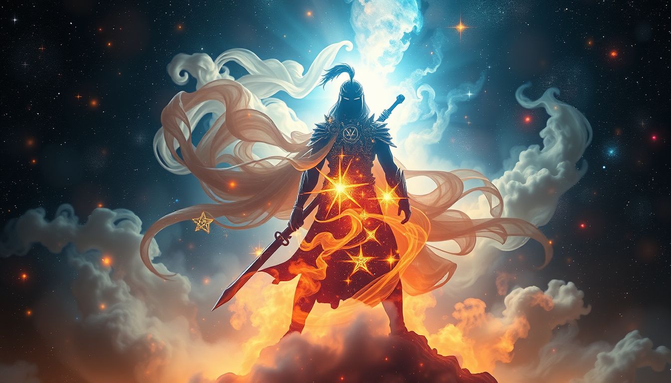 Der Animus als Krieger symbolisiert innere Stärke und Konflikte.