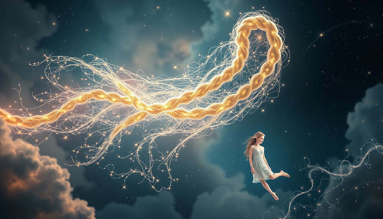 Einen Zopf bewundern symbolisiert Sehnsucht nach innerer Harmonie.