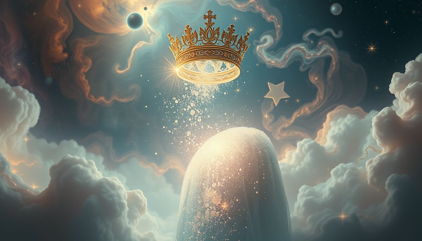 Der gestohlene Traumkrone symbolisiert Verlust von Macht und Kontrolle.