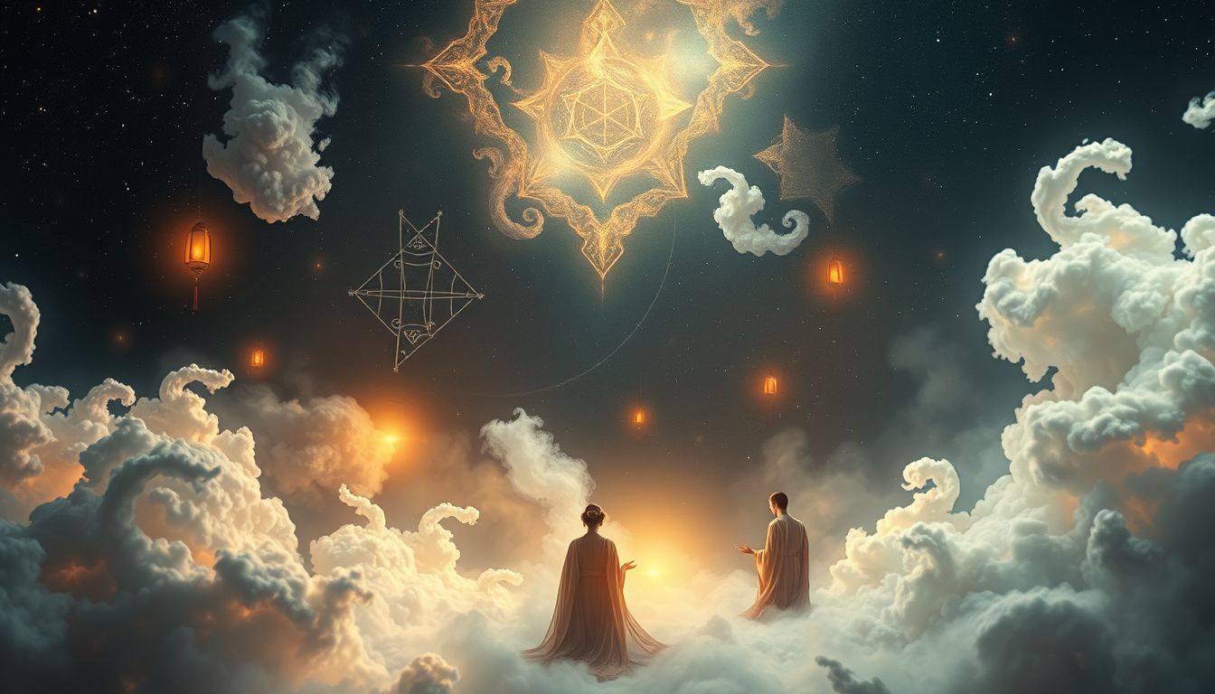 Ein östliches Ritual im Traum symbolisiert innere Transformation und Erleuchtung.