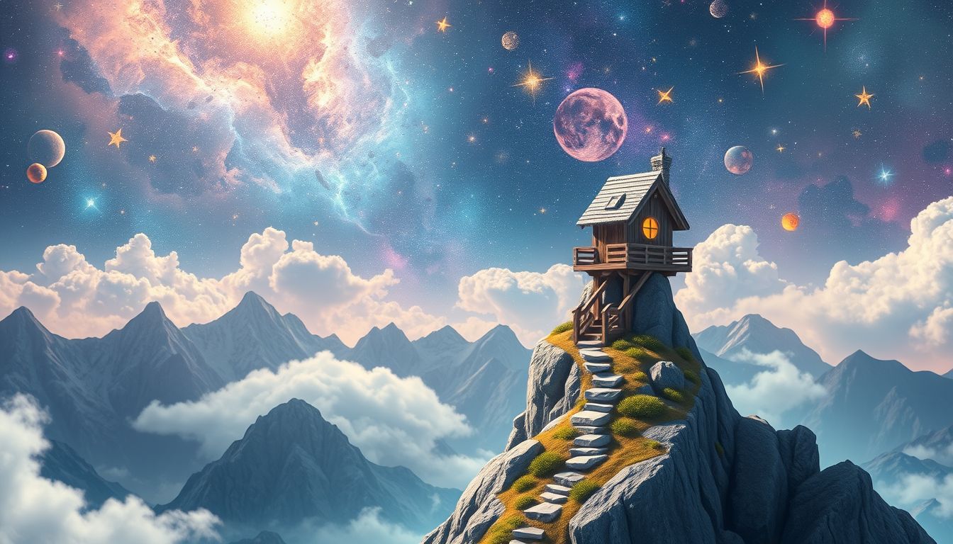 Ein Schilderhaus symbolisiert Orientierung und neue Lebenswege.