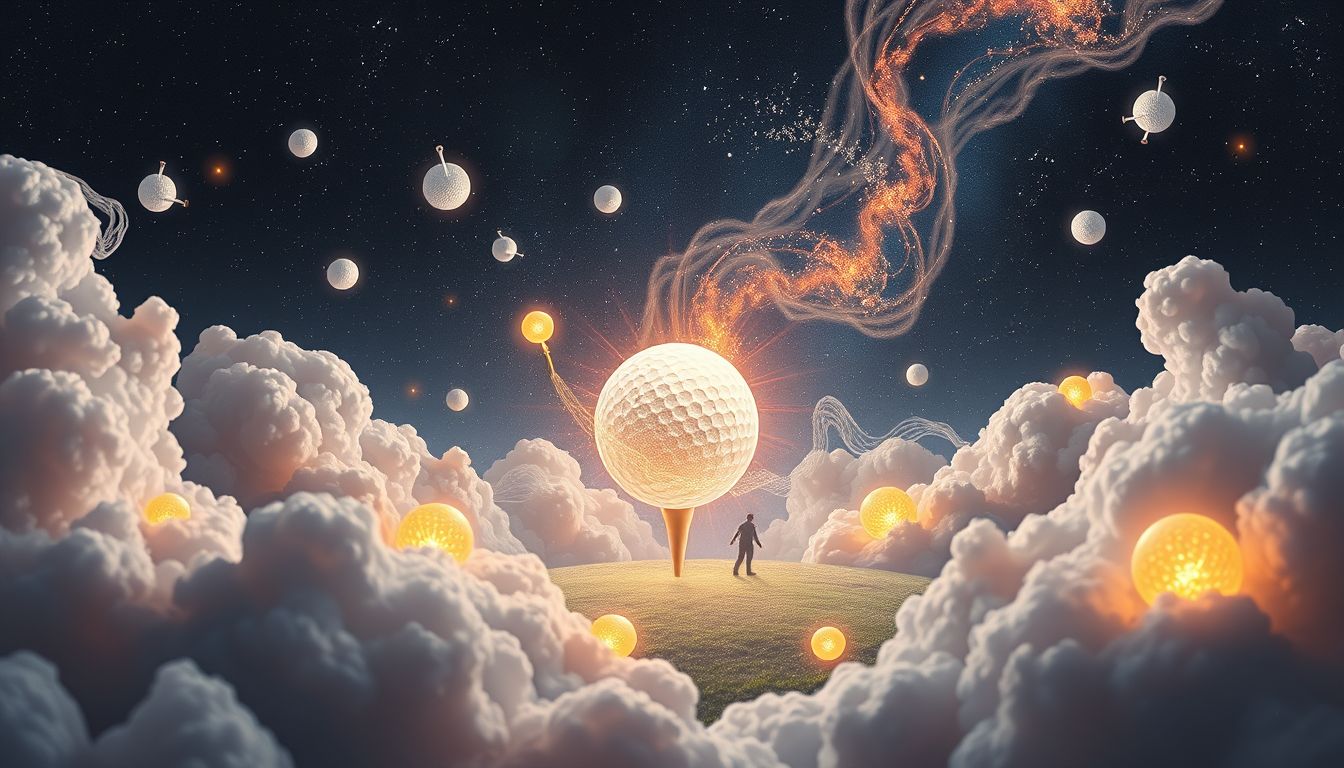 Traum 7 symbolisiert Spaß und Gemeinschaft beim Minigolf mit Freunden.
