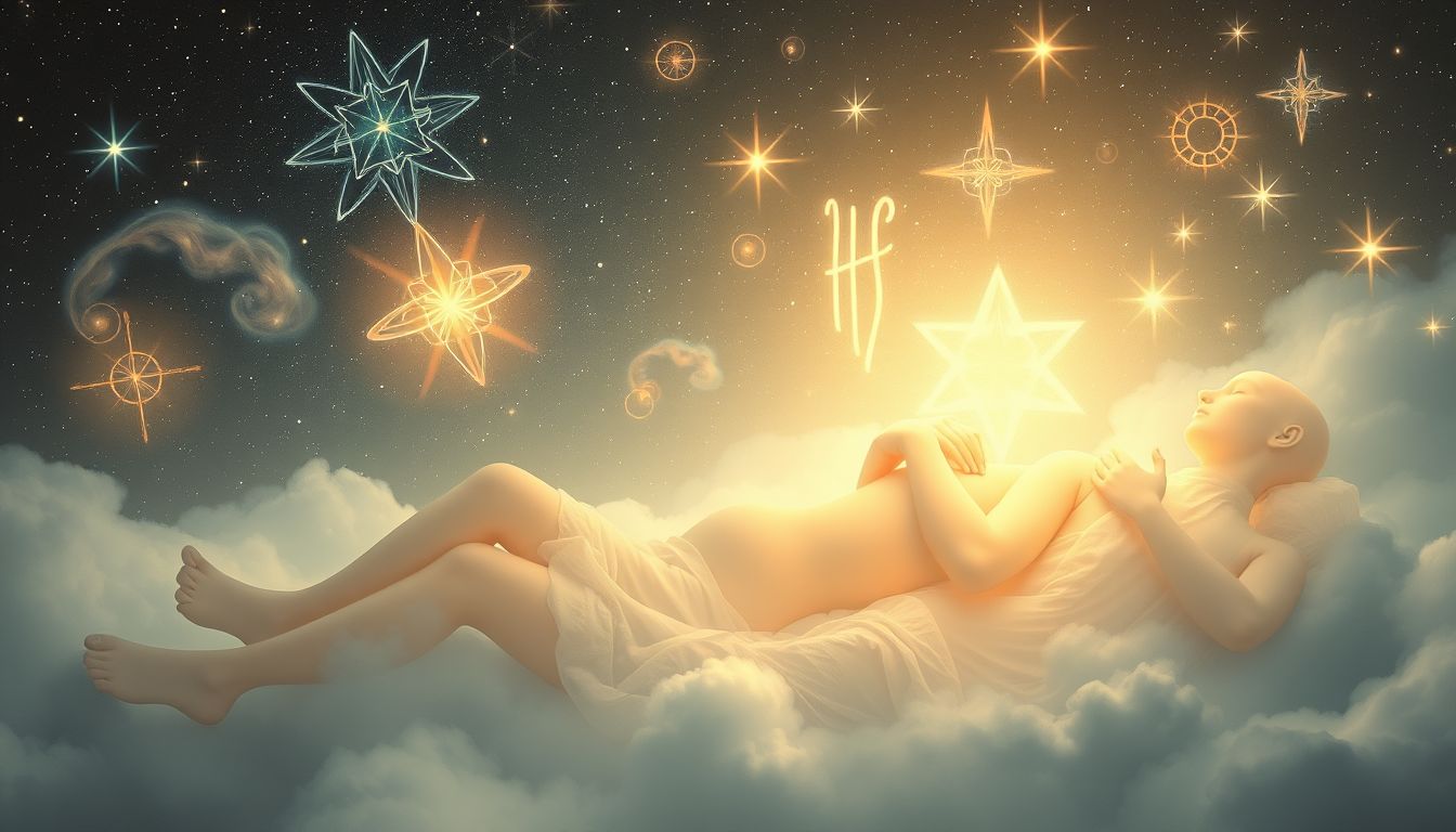 Der Traum vom Niederlegen symbolisiert oft innere Suche und Hoffnung.