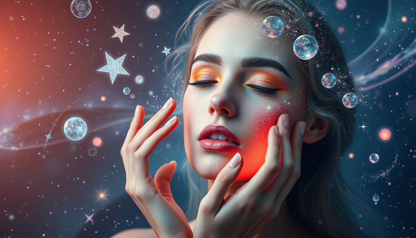Der Traum vom perfekten Make-up symbolisiert Selbstakzeptanz und Selbstbild.