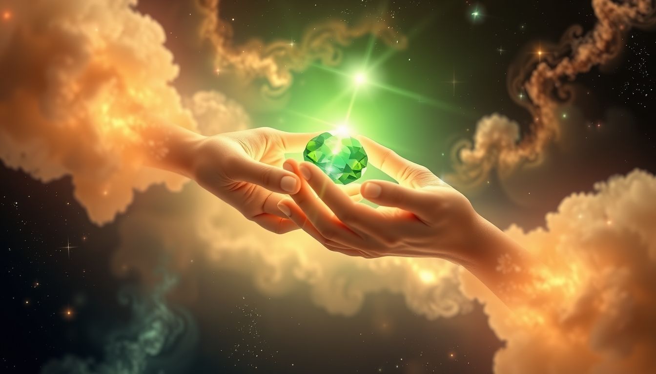 Der Peridot im Traum symbolisiert Großzügigkeit und innere Harmonie.