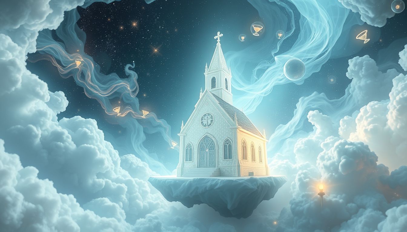 Der Traum von der Kirche symbolisiert oft spirituelle Reinigung und Neubeginn.