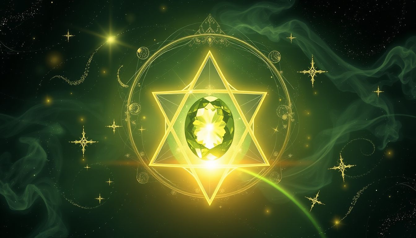 Ein Peridot-Talisman im Traum symbolisiert Schutz und Heilung.