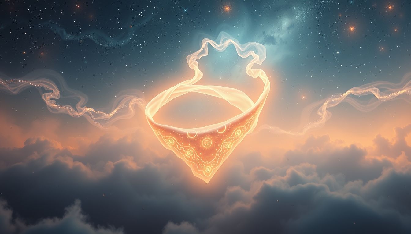 Ein neues Bandana im Traum symbolisiert Neuanfang und Freiheit.