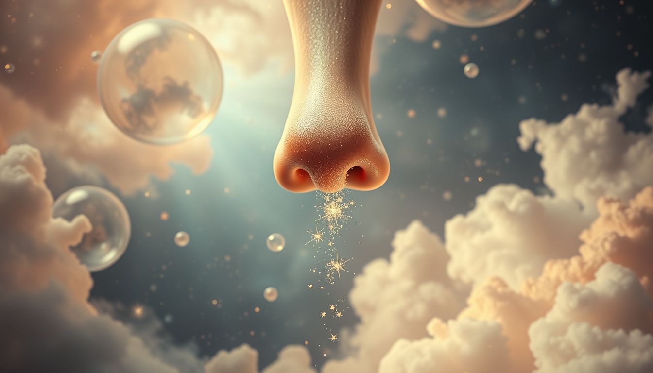 Eine laufende Nase im Traum symbolisiert oft versteckte Scham.